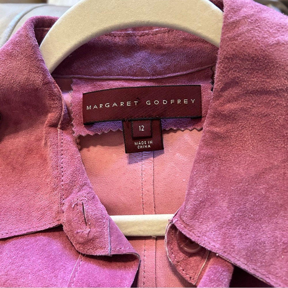 Women's Pink leather Jacket